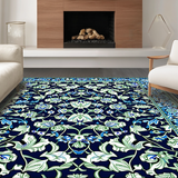 Chic Blue Botanical Design(Blue)