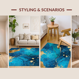 Dynamic Modern Textured Waves(Blue)
