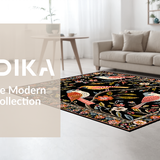 Bold Modernist Floral Arrangement(Black)