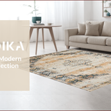 Ultra Soft Area Rug, Non Slip, Stain Resistant, Washable Area Rugs for Living Room, Bedroom, Elegant Neutral Floral Composition(Beige)