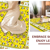 Bright Yellow Vintage Blooms(Yellow)
