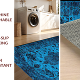 Faded Geometric Vintage Aesthetic(Blue)