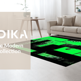 Dynamic Modern Patterned Composition(Green)