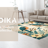 Charming Tropical Floral Fusion(Beige)