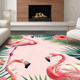Artistic Flamingo and Leaf Ensemble(Pink)