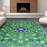 Elegant Transitional Tiled Motif(Green)