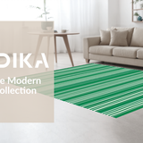 Sleek Modernist Striped Appeal(Green)