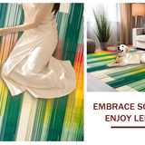 Vivid Modern Splashing Shapes(Green)