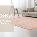 Ultra Soft Area Rug, Non Slip, Stain Resistant, Washable Area Rugs for Living Room, Bedroom, Bow Motif Carpet with Playful Uno Reverse Icon in Pink Palette(Pink)