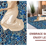 Geometric Blue Toned Elegance(Blue)