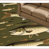 Earthy Tones Nature Inspired Motif(Green)