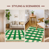 Timeless Green Checkered Aesthetic(Green)