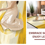 Sunny Ombre Abstract Allure(Yellow)
