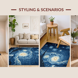 Minimalist Textured Round Accent(Blue)