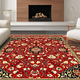 Chic Modern Abstract Floral(Red)