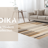 Ultra Soft Area Rug, Non Slip, Stain Resistant, Washable Area Rugs for Living Room, Bedroom, Sophisticated Organic Textural Blend(Beige)