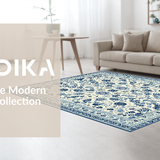 Stylish Abstract Floral Fusion(Ivory)