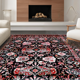 Whimsical Vintage Blossom Composition(Black)