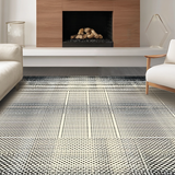 Ultra Soft Area Rug, Non Slip, Stain Resistant, Washable Area Rugs for Living Room, Bedroom, Trendy Fluffy Cow Patterned Delight(Beige)