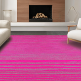 Ultra Soft Area Rug, Non Slip, Stain Resistant, Washable Area Rugs for Living Room, Bedroom, Whimsical Pink Graphic Statement(Pink)