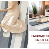 Contemporary Large Striped Design(Gray)