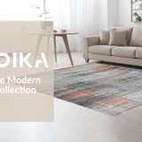 Ultra Soft Area Rug, Non Slip, Stain Resistant, Washable Area Rugs for Living Room, Bedroom, Rustic Minimalist Pattern Exploration(Gray)