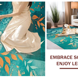 Contemporary Botanical Abstract Aesthetic(Blue)