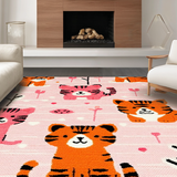 Delightful Kawaii Tiger Visual Appeal(Pink)