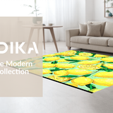 Contemporary Lemon Print Delight(Yellow)