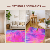 Radiant Funky Swirl Composition(Pink)