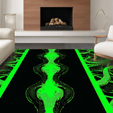 Vivid Tentacle Swirl Composition(Green)