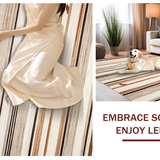 Contemporary Striped Layered Look(Beige)