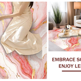 Stylish Colorful Marble Effect(Pink)