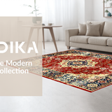 Elegant Geometric Tiled(Red)