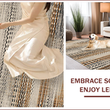 Ultra Soft Area Rug, Non Slip, Stain Resistant, Washable Area Rugs for Living Room, Bedroom, Sleek Monochrome Animal Design(Beige)
