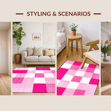 Delicate Fuzzy Shag Patterned Delight(Pink)