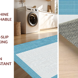 Ivory Abstract Patterned Delight(Blue)