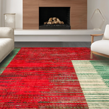 Distinctive Multi Hued Feminine Artwork(Red)