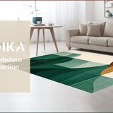 Stylish Contemporary Faded Textures(Green)