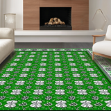 Elegant Eucalyptus Leaf Motif(Green)