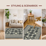 Elegant Earthy Toned Lattice(Black)