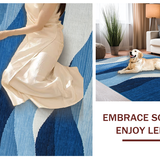 Contemporary Geometric Grey Palette(Blue)
