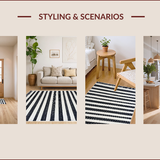 Elegant Modern Striped Aesthetic(Black)