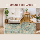 Chic Low Pile Transitional Design(Beige)