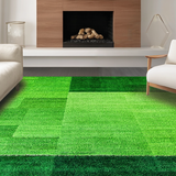 Lush Textured Circular Accent(Green)