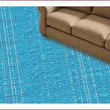 Ultra Soft Area Rug, Non Slip, Stain Resistant, Washable Area Rugs for Living Room, Bedroom, Traditional Light Blue Wool Living Room(Blue)