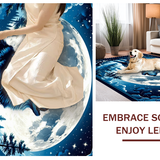 Enchanting Nighttime Wilderness Decor(Blue)