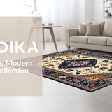 Elegant Earthy Toned Trellis Motif(Beige)