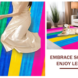 Joyful Circular Color Splash(Blue)