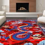 Enchanting Ethnic Dragon Imagery(Red)